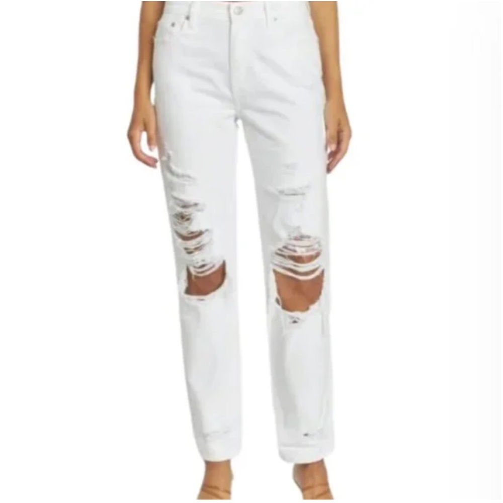 NWT Pistola Presley High Rise Relaxed Roller in Blizzard